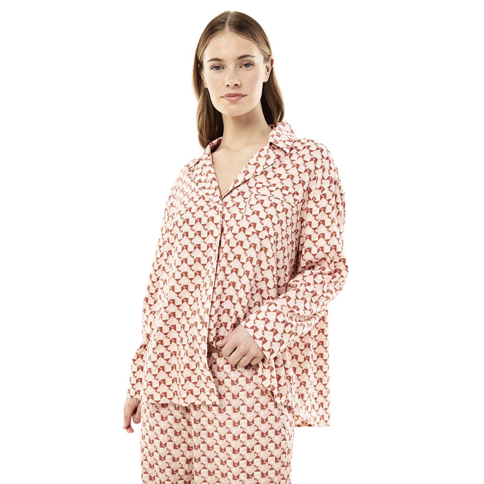 Papinelle Karen Walker Monogram Tiles Relaxed Full Length PJ