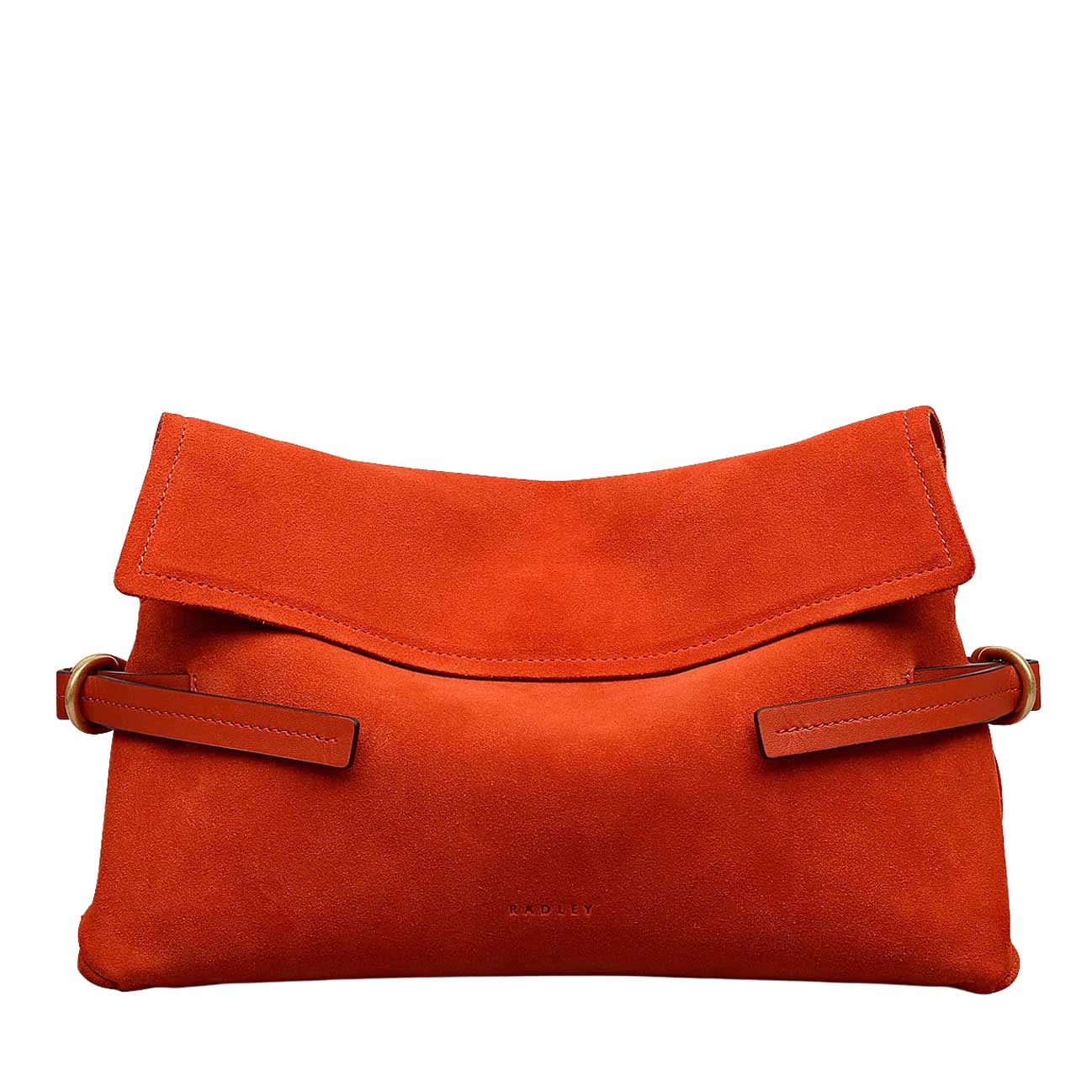 Radley Fleet Street Suede Medium Flapover Clutch Bag