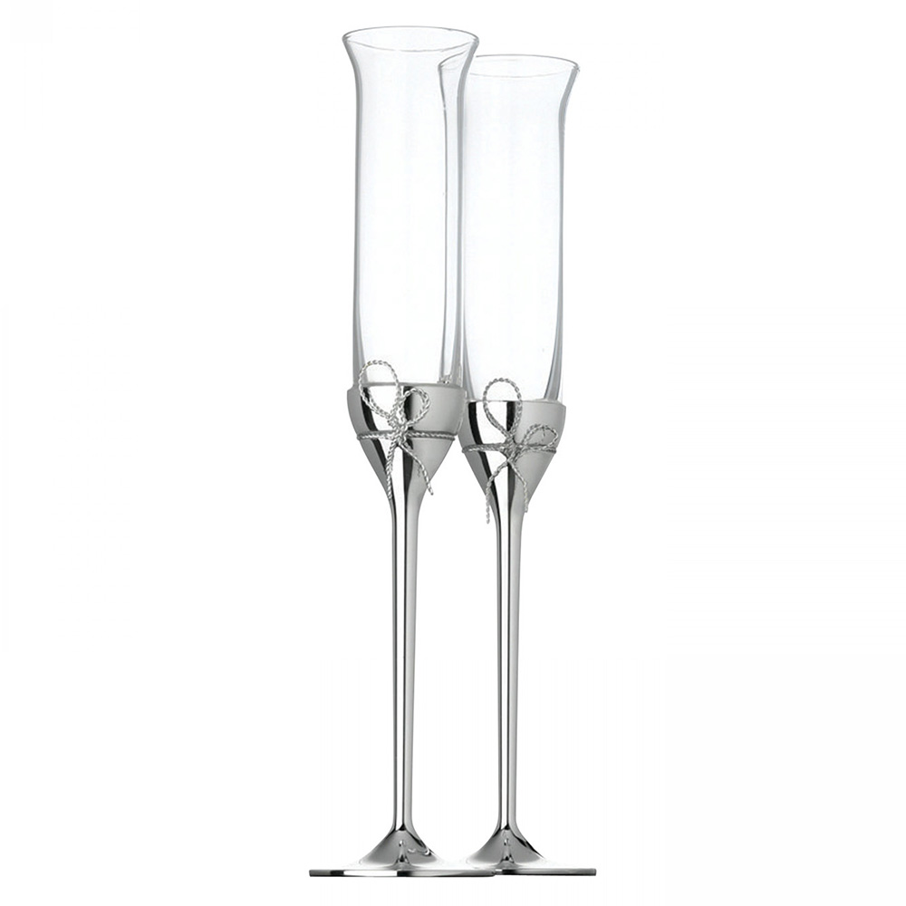Vera Wang Love Knots Toasting Flutes Pair