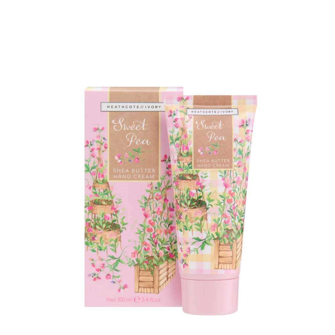 Heathcote & Ivory Sweet Pea Hand Cream In Box
