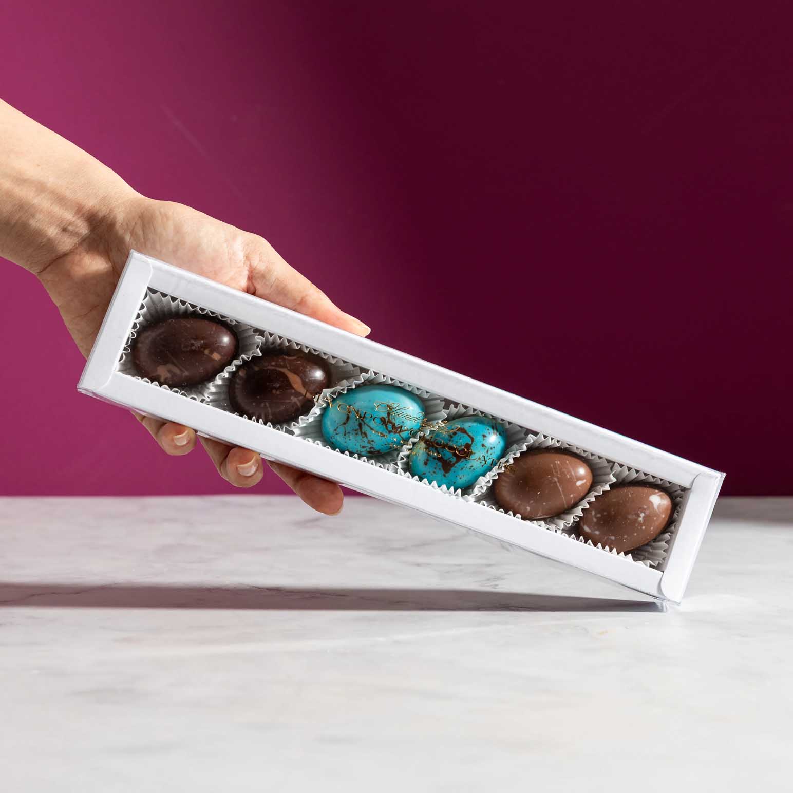 Devonport Chocolates Speckled Caramel Tipsy Truffle Easter Eggs 140g