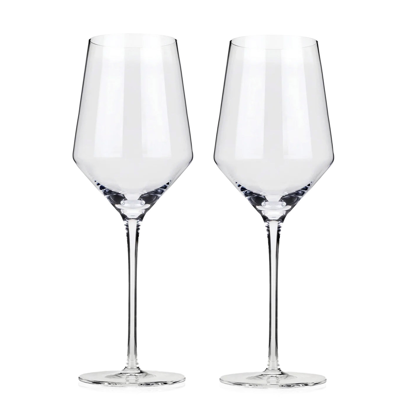 Viski Raye Crystal Chardonnay Glasses Set Of 2