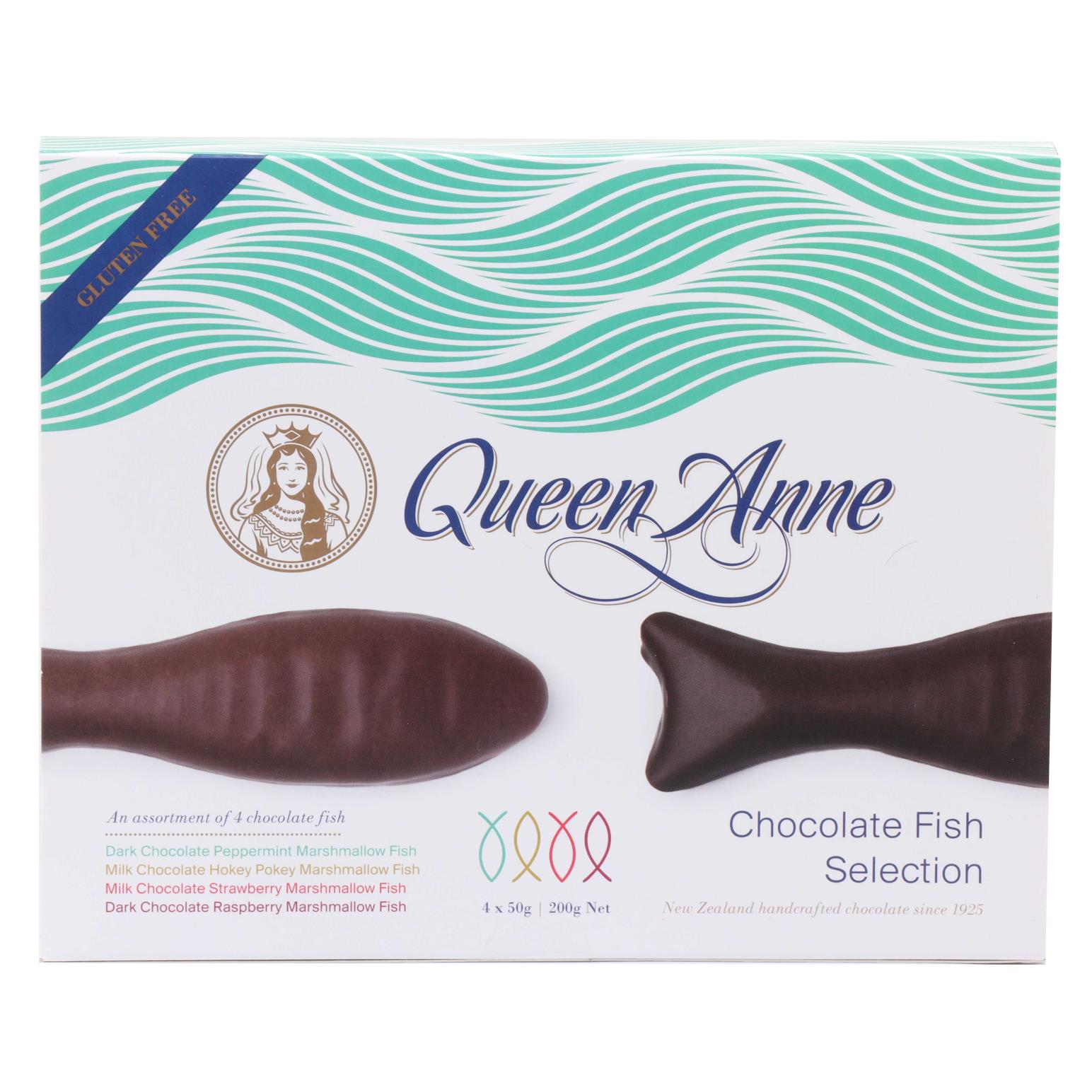 Queen Anne Chocolate Fish Selection 200g