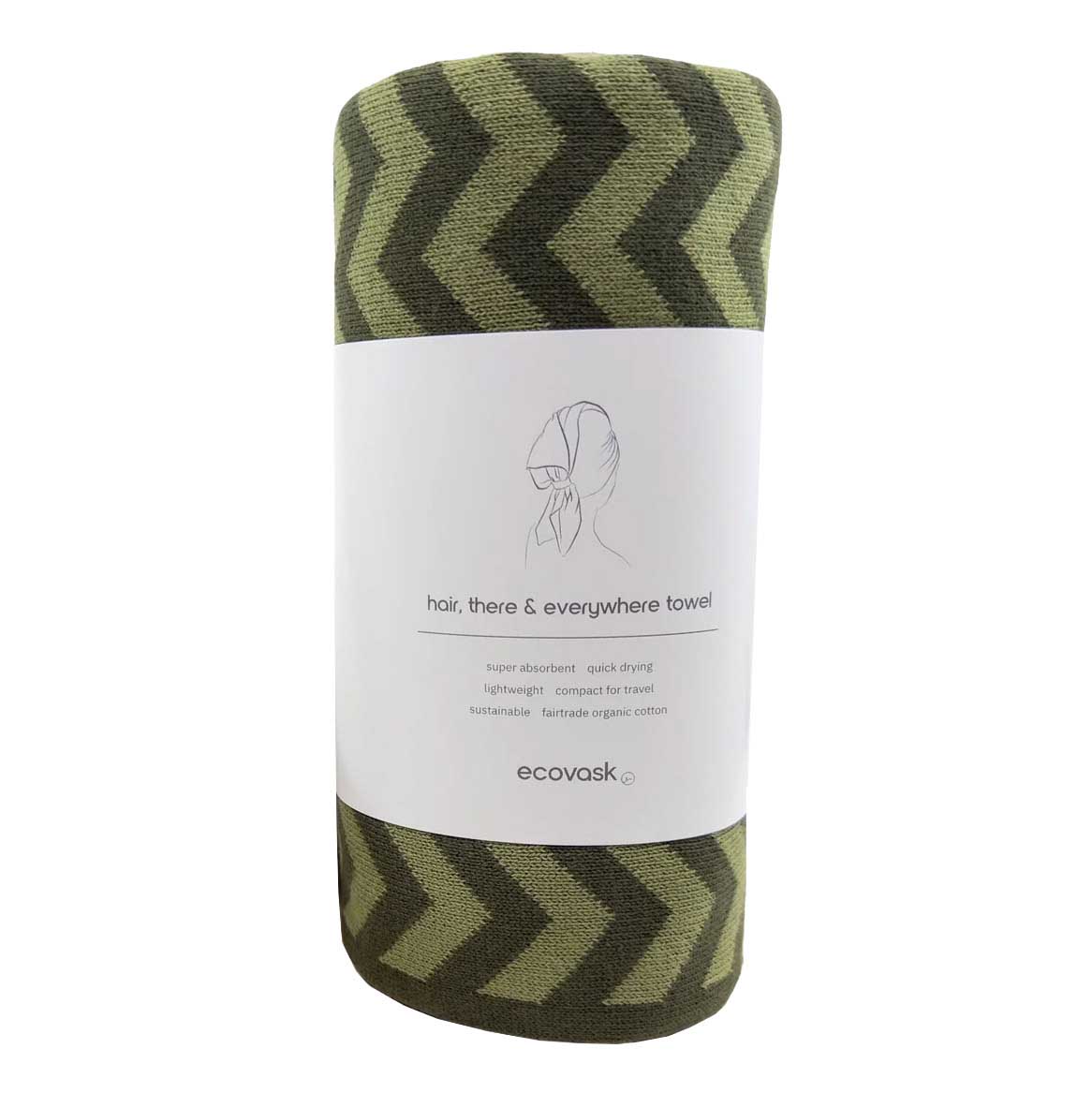 Ecovask Hair & Travel Towel