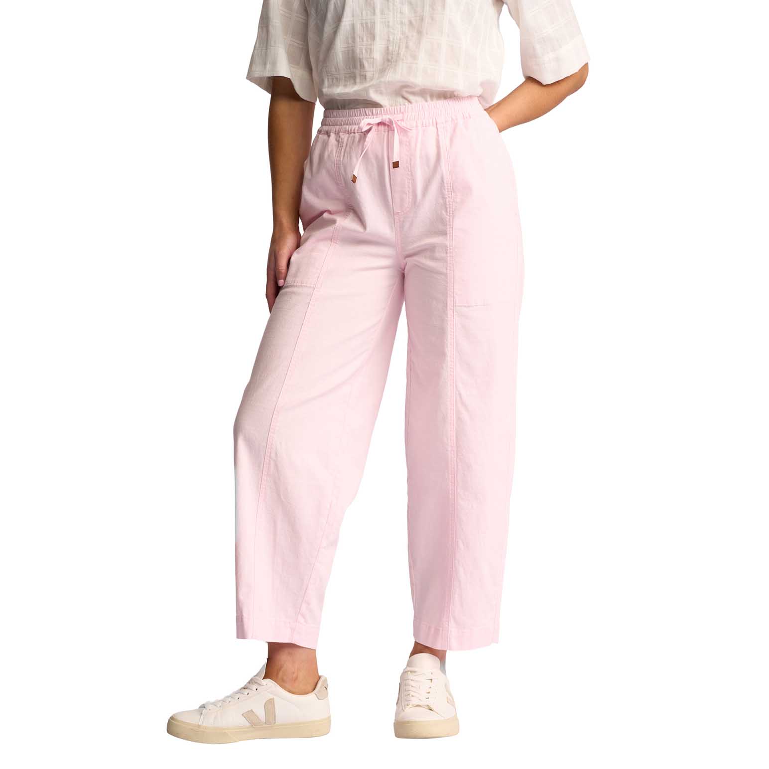Vassalli Barrel Leg Ankle Grazer Pant