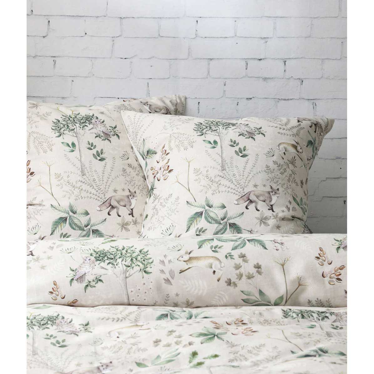 MM Linen Briar Natural Euro Set