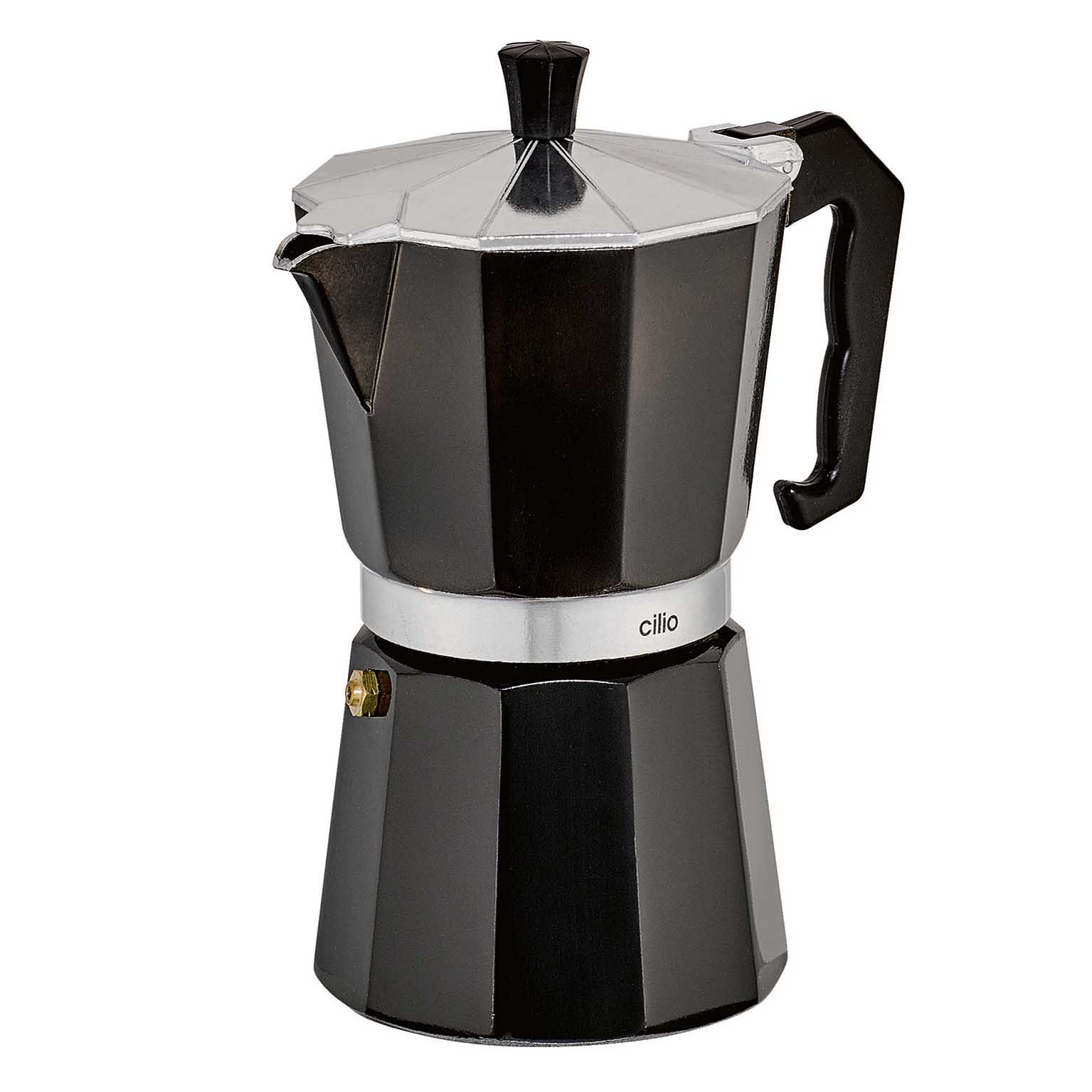 Zassenhaus Espresso Maker Classico 6 Cup Black