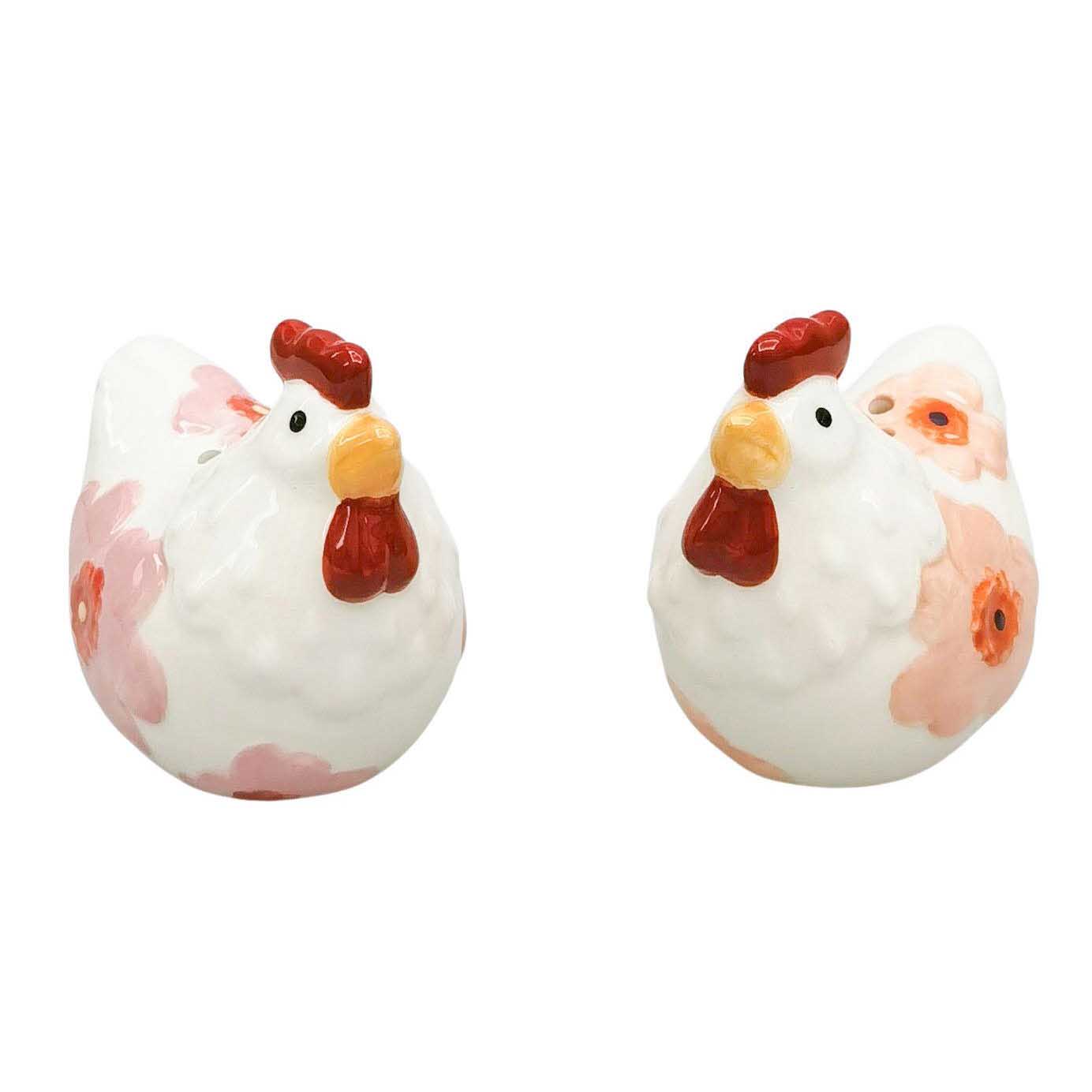 Urban Products Poppy Chicken Salt & Pepper Pink & Peach 7cm