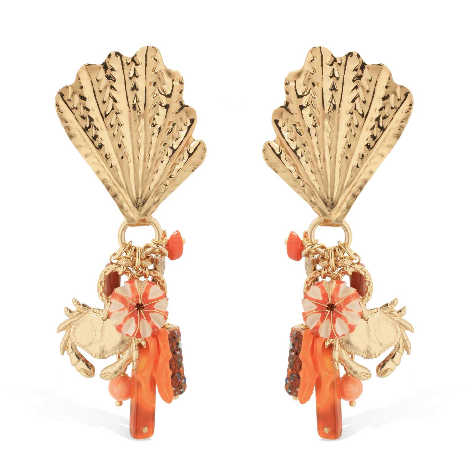 Gas Bijoux Shellita Clip On Earrings