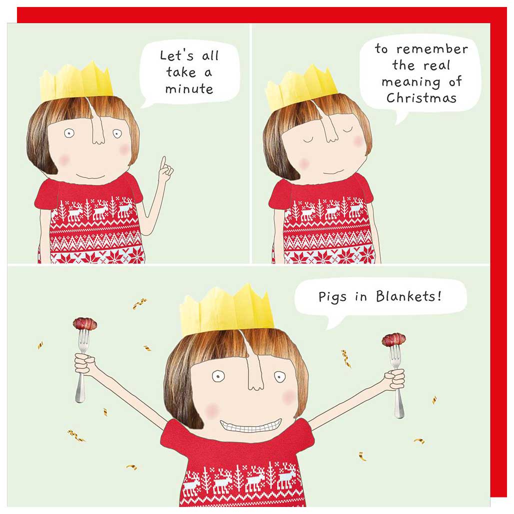 Rosie Made A Thing Real Meaning Christmas Card