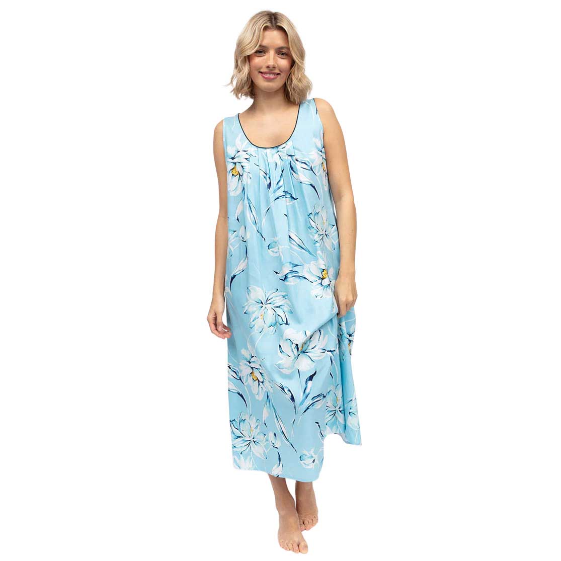 Cyberjammies Madelyn Floral Print Long Nightdress