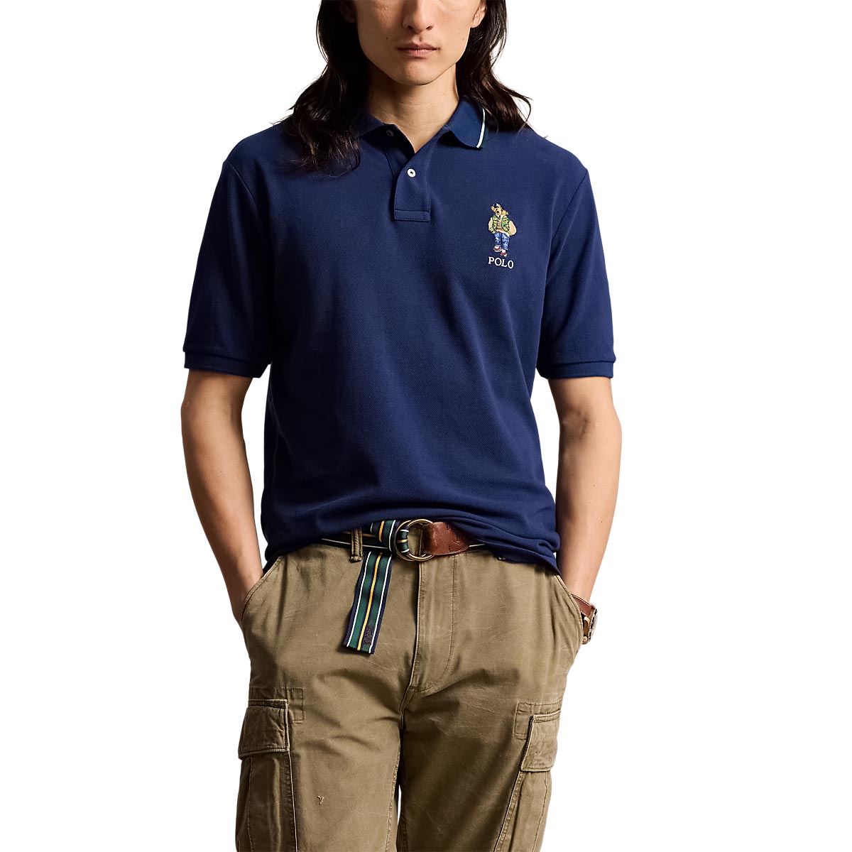 Polo Ralph Lauren Classic Fit Polo Bear Mesh Polo Shirt