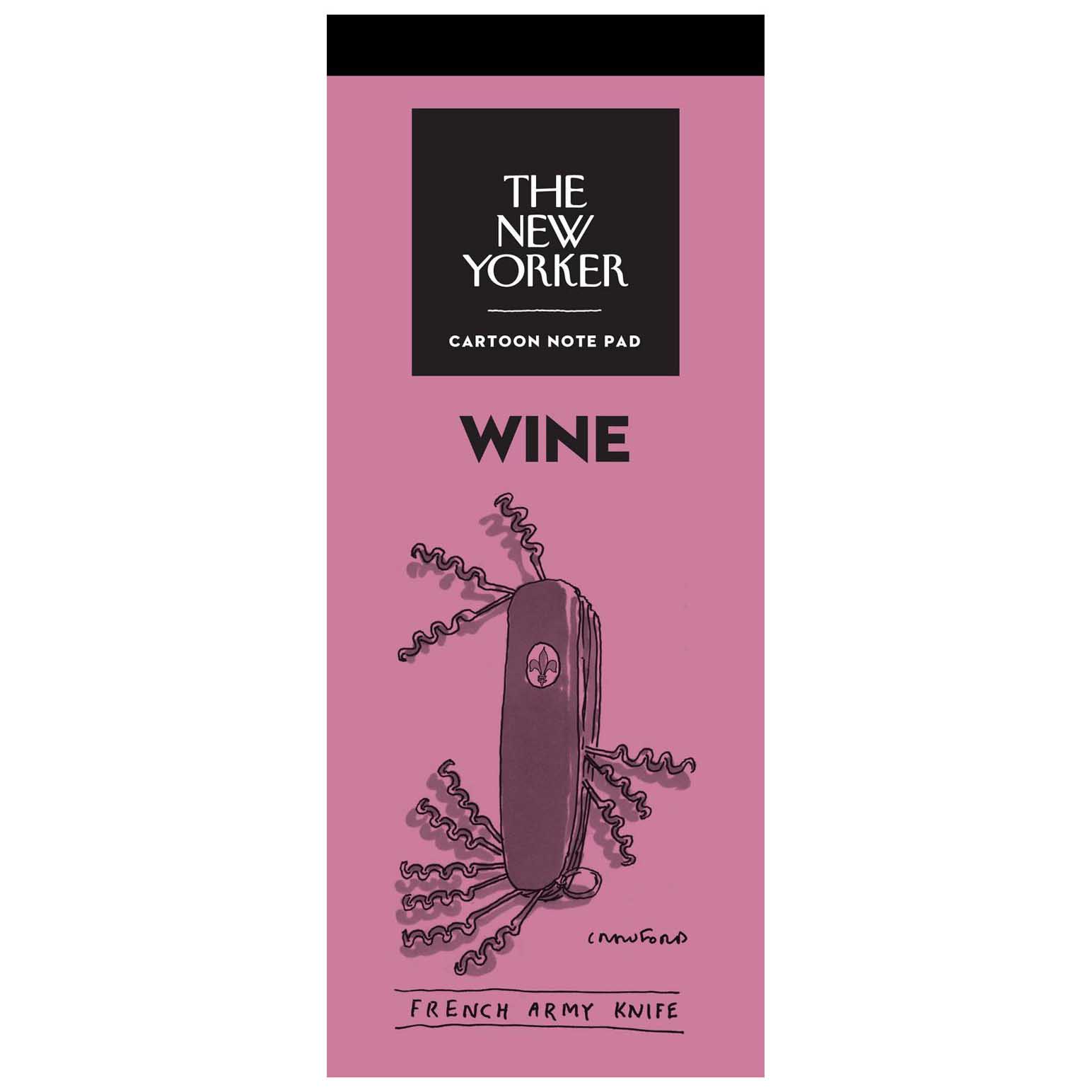 The New Yorker Wine Notepad