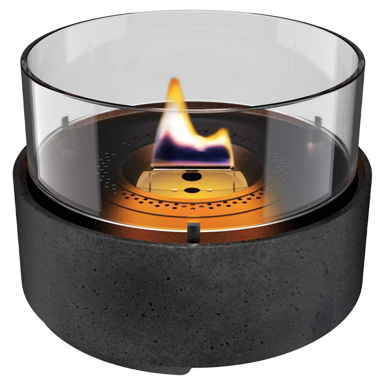 Tenderflame Caf&eacute; 18 Candle Black Lava Porcelain
