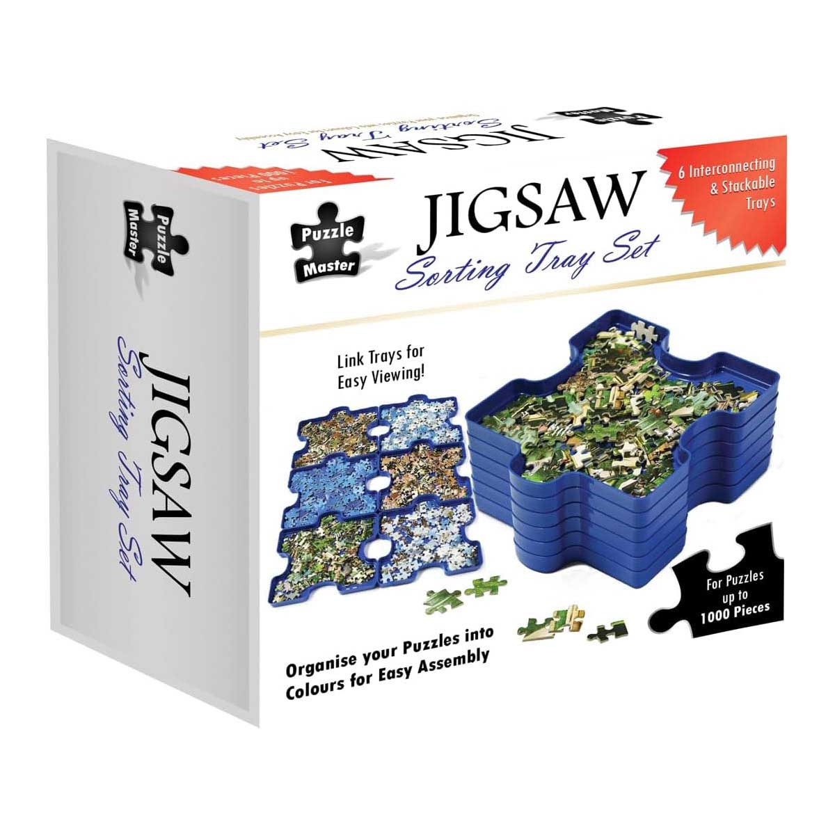 Puzzle Master Premium Jigsaw Puzzle Sorter Tray Set