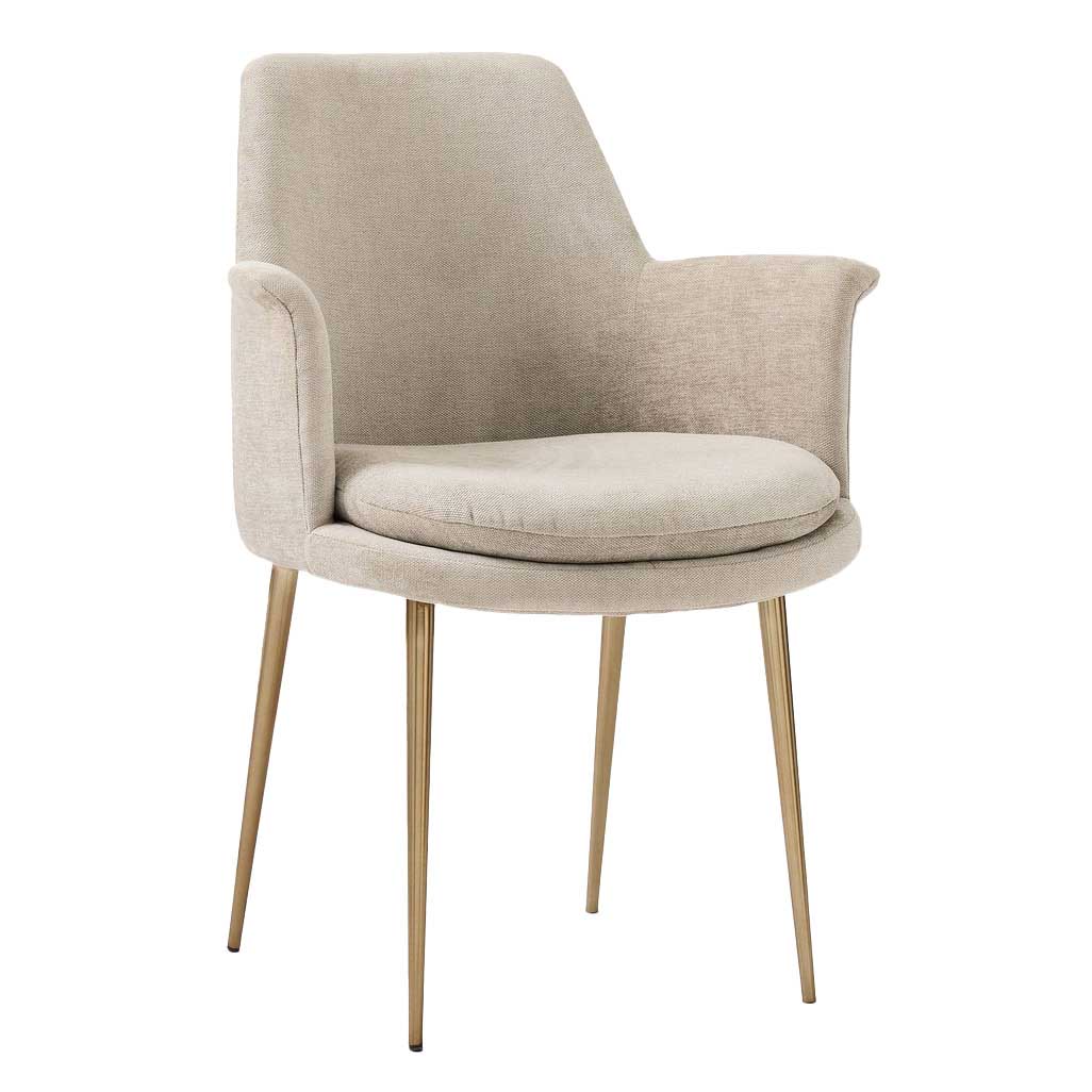 West Elm Finley Dining Arm Chair Dune