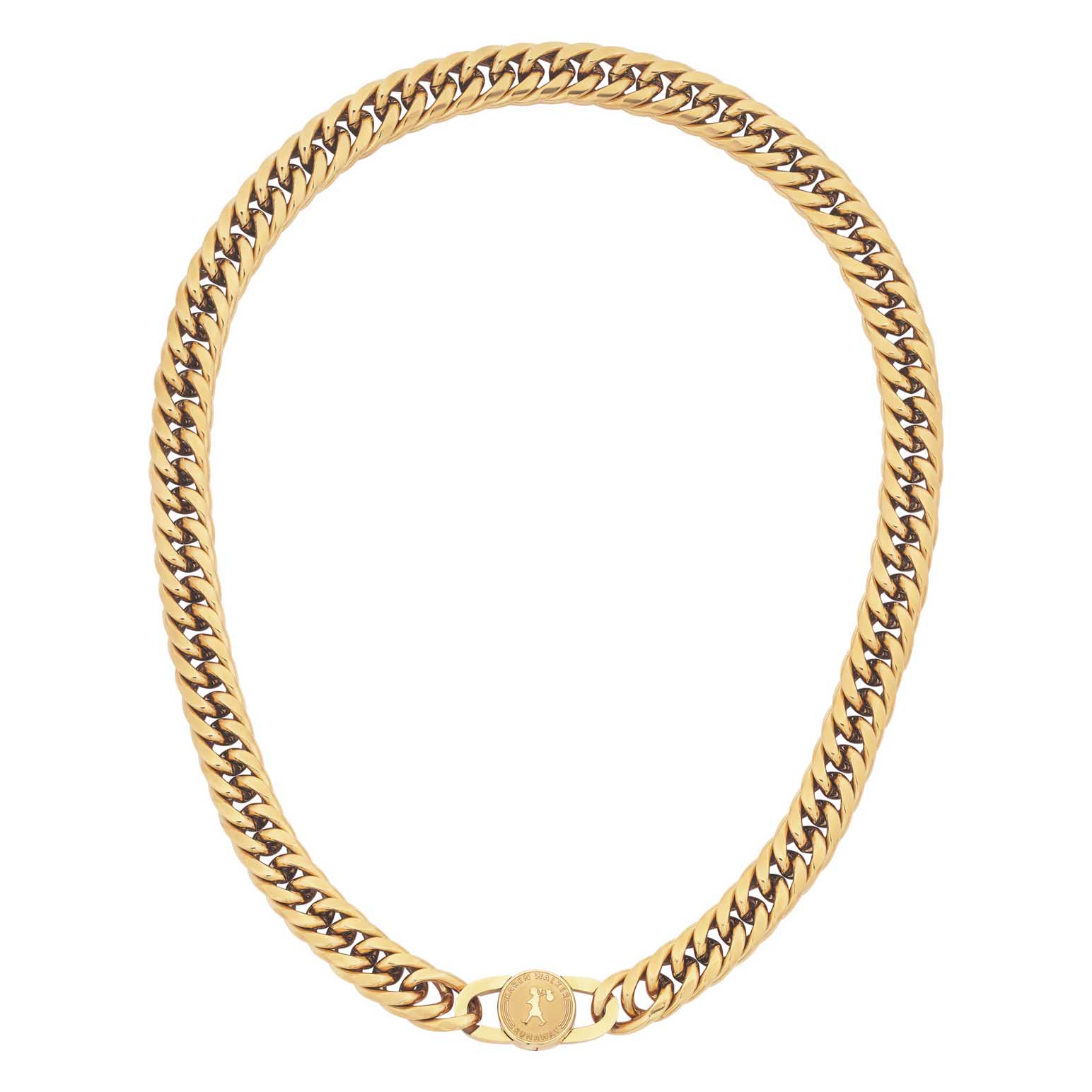 Karen Walker Runaway Curb Chain Necklace