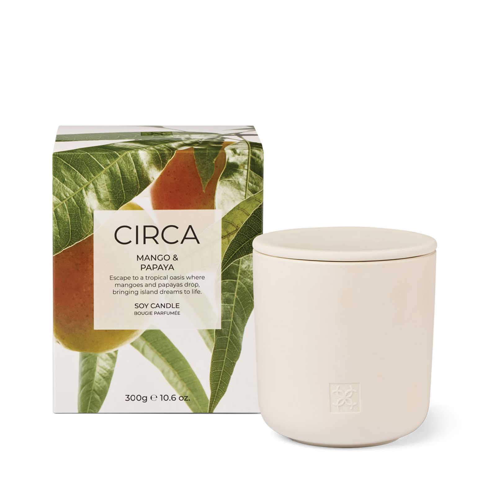 CIRCA Mango & Papaya Soy Candle 300g