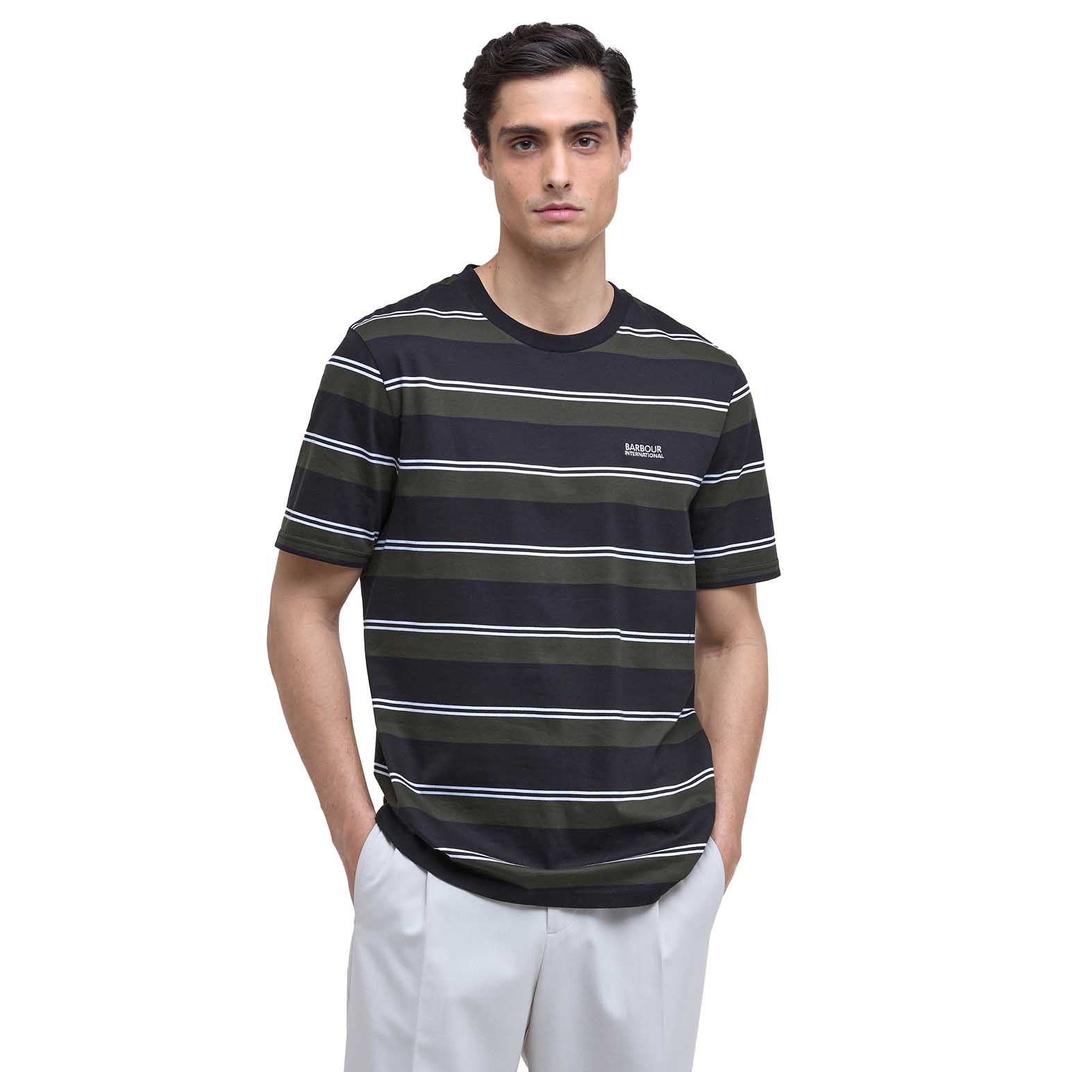 Barbour International Bruce Striped T-Shirt