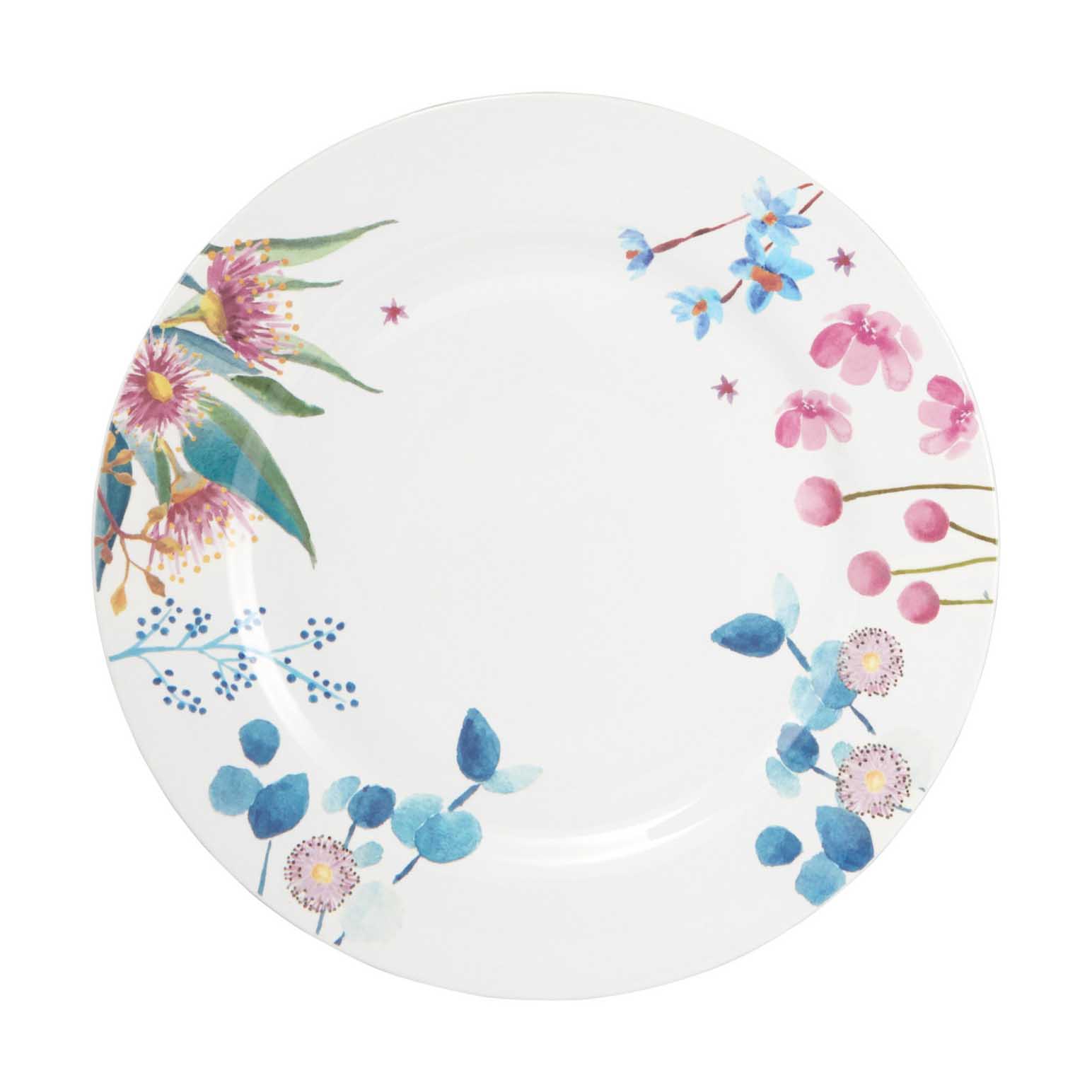 Maxwell & Williams RB Gardens Eucalyptus Bloom Rim Dinner Plate 27.5cm