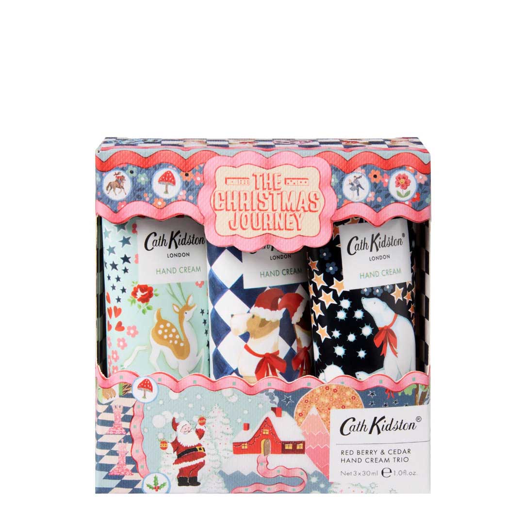 Cath Kidston Christmas Journey Hand Cream Trio
