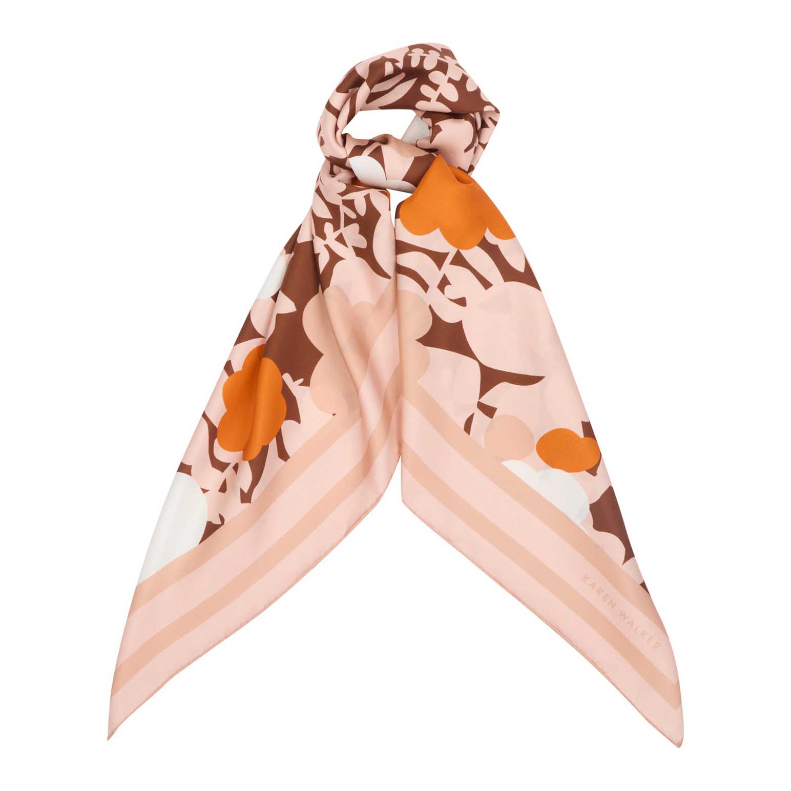 Karen Walker Perfect Day Floral Classic Silk Scarf