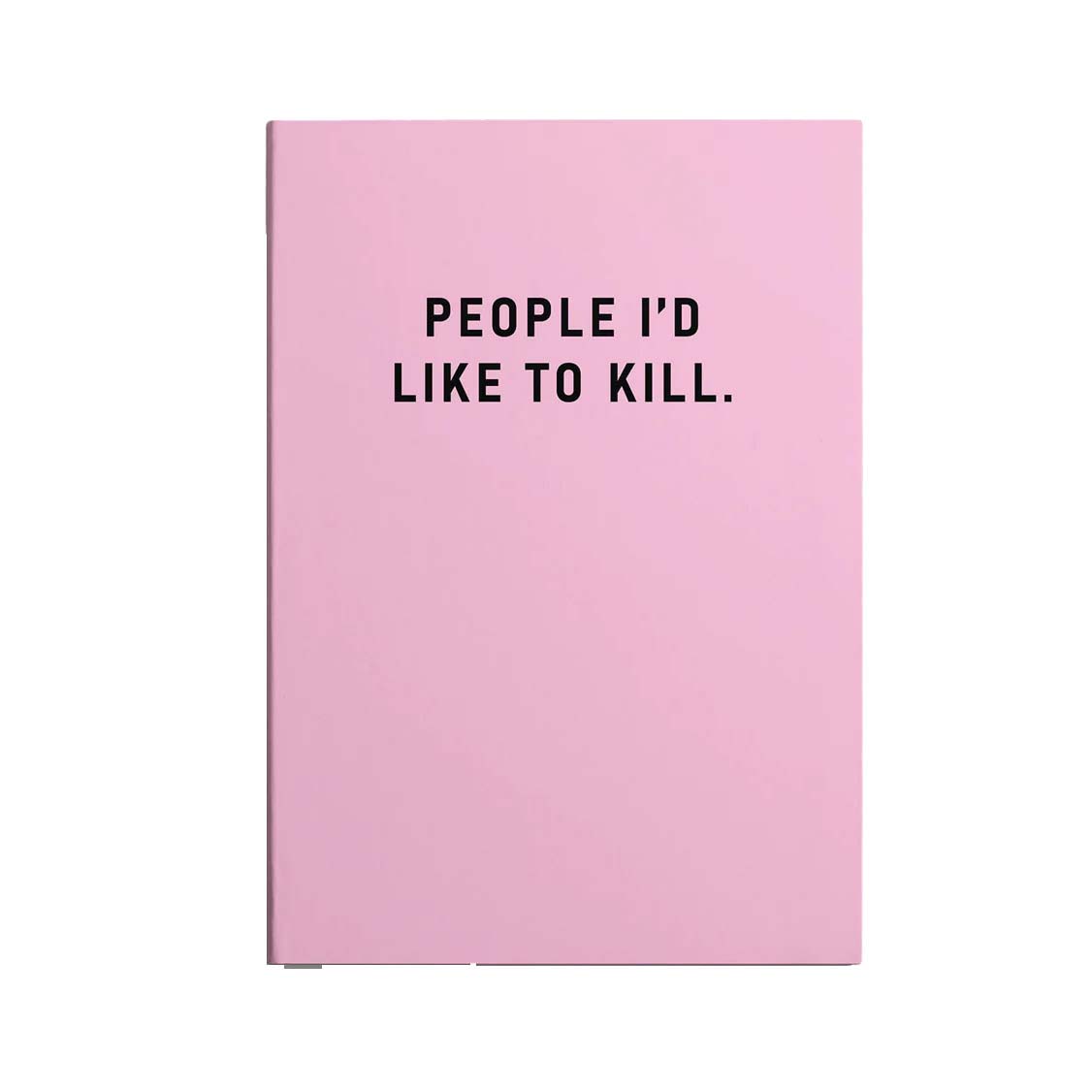 Oh Deer People I Would Like To Kill A5 Soft Cover Notebook