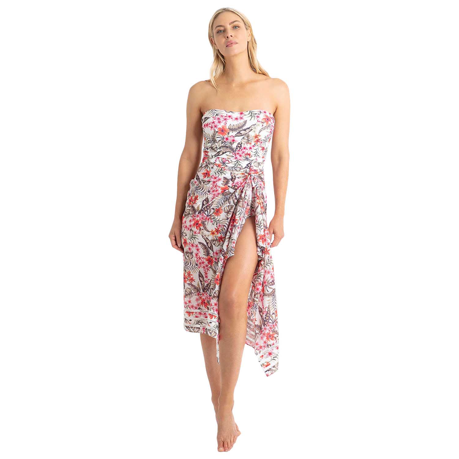 Jantzen Hamilton Ladder Trim Sarong White