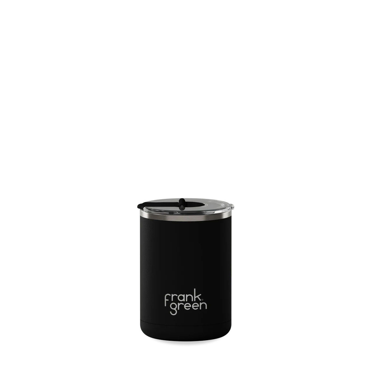 frank green 12oz Reusable Cup With Hinged Lid Midnight