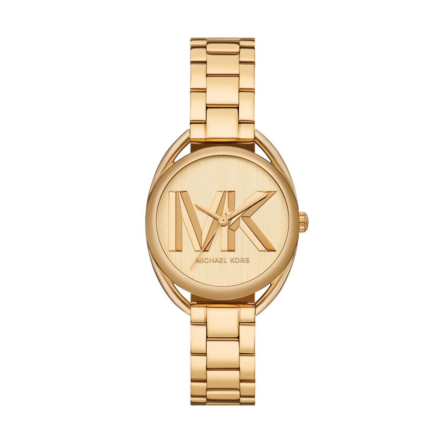 Michael Kors Leia Three-Hand Gold-Tone Stainless Steel Watch