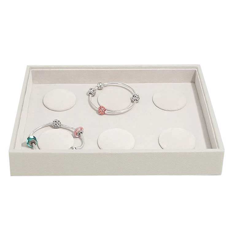 Stackers Classic 6 Charm Bracelet Layer - Oatmeal