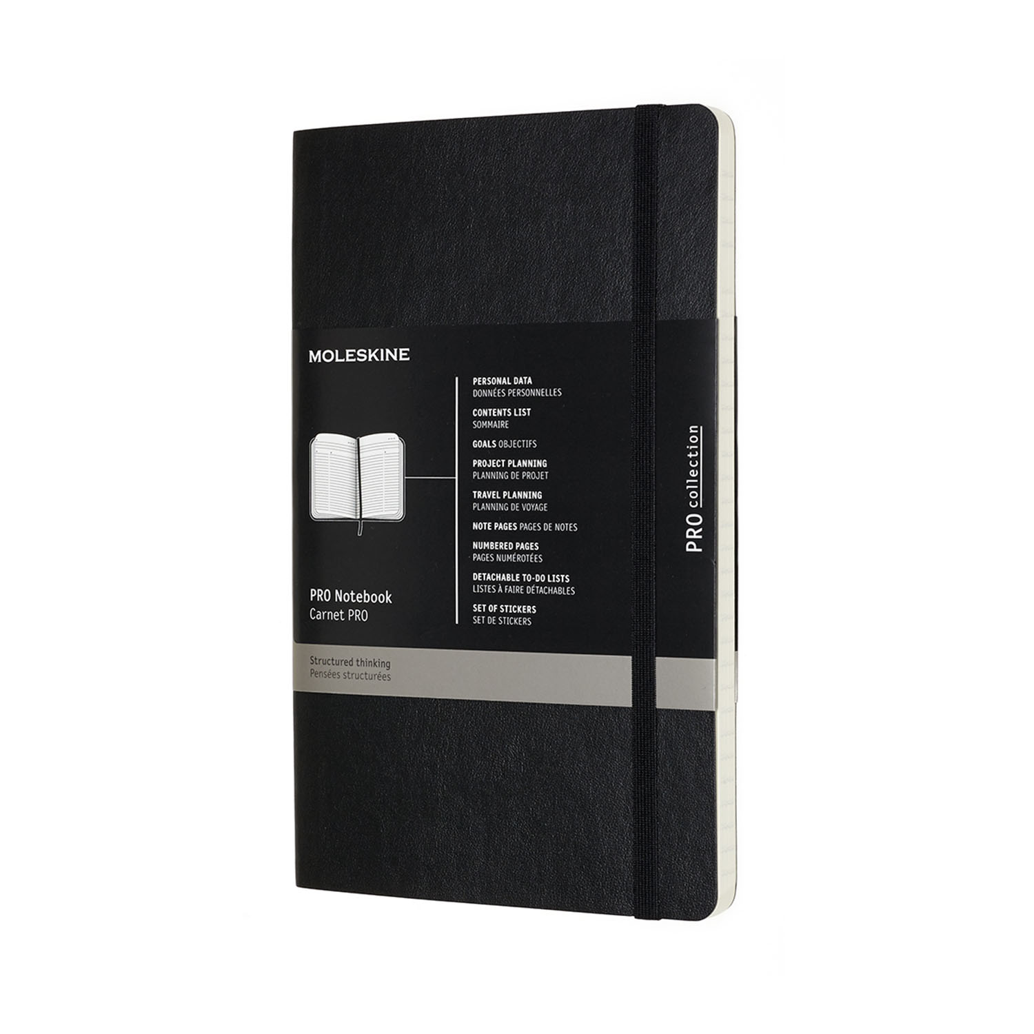 Moleskine Pro Notebook Large Soft Black