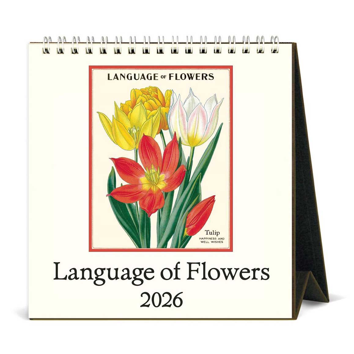 Cavallini Language of Flowers 2026 Desk Calendar