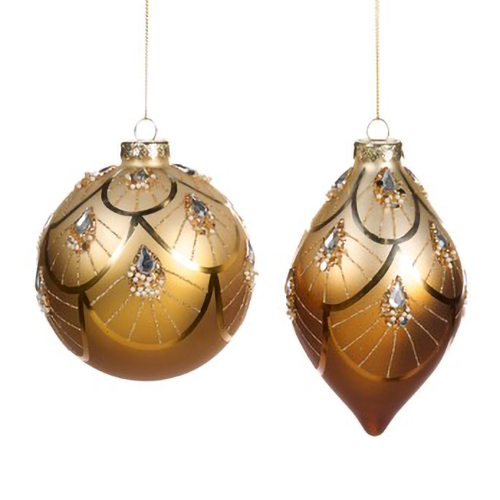 Goodwill Glass Jewel Art Ornament Assorted 15cm