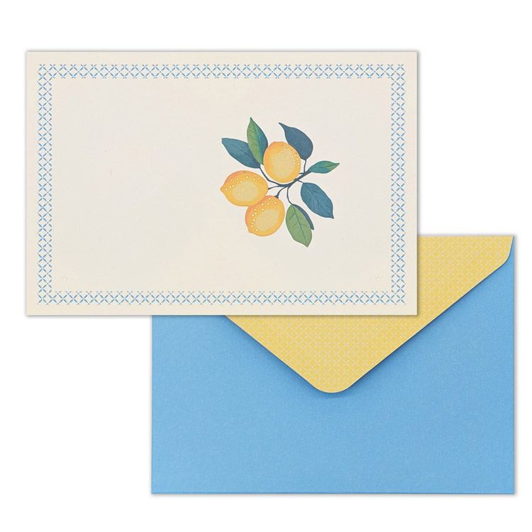 Portico Designs Boxed Notecard Collection - Lemons