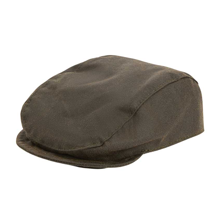Barbour Dog Wax Flat Cap