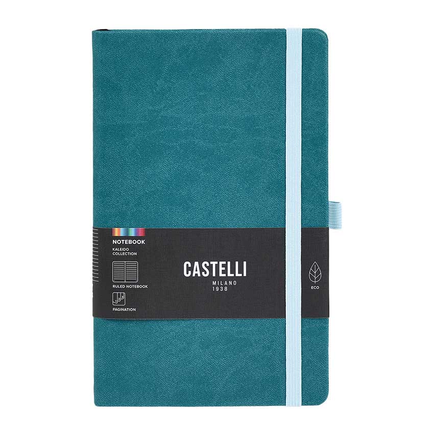 Castelli Kaleido Mid Ruled Forest Notebook