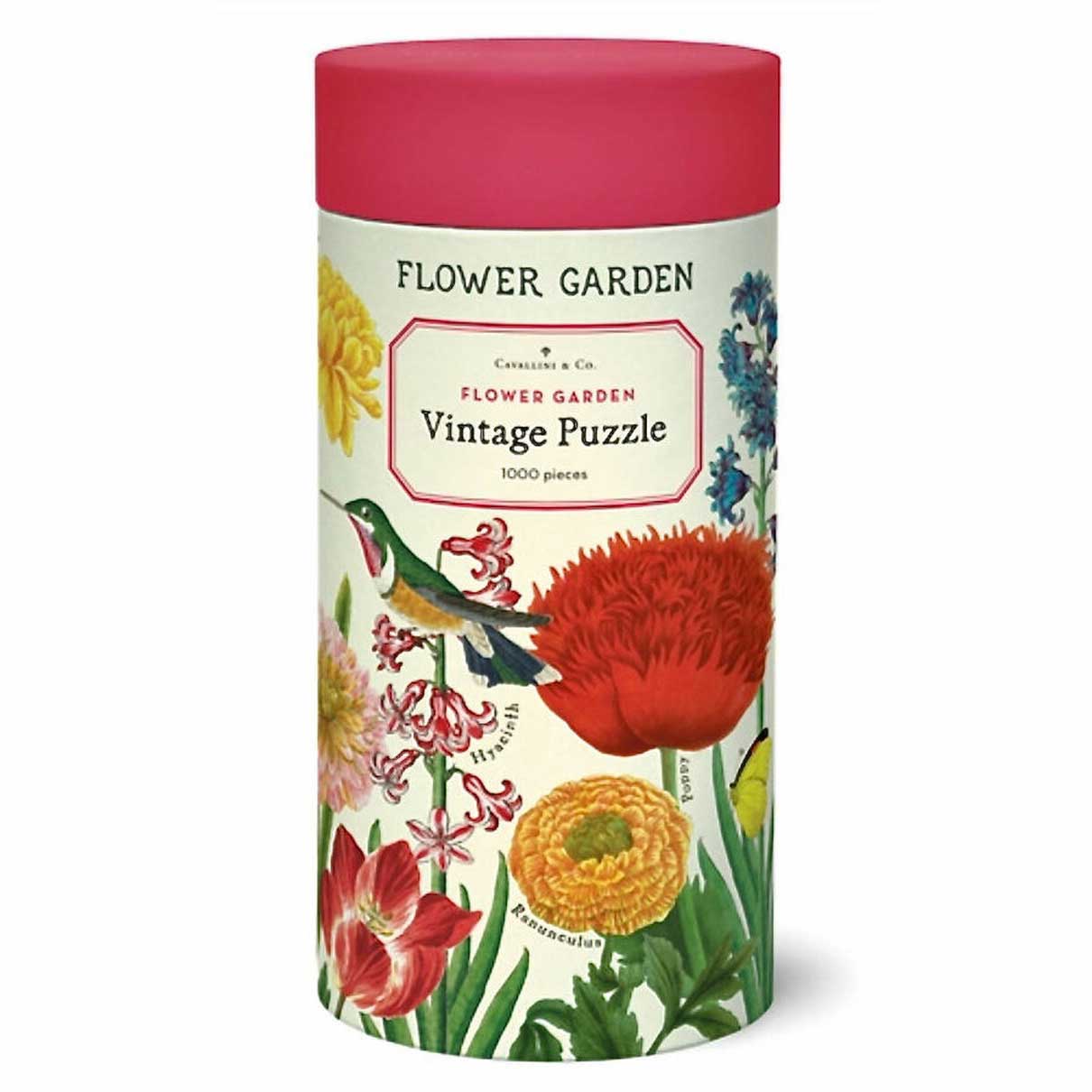 Cavallini Flower Garden 1000 Pce Vintage Puzzle