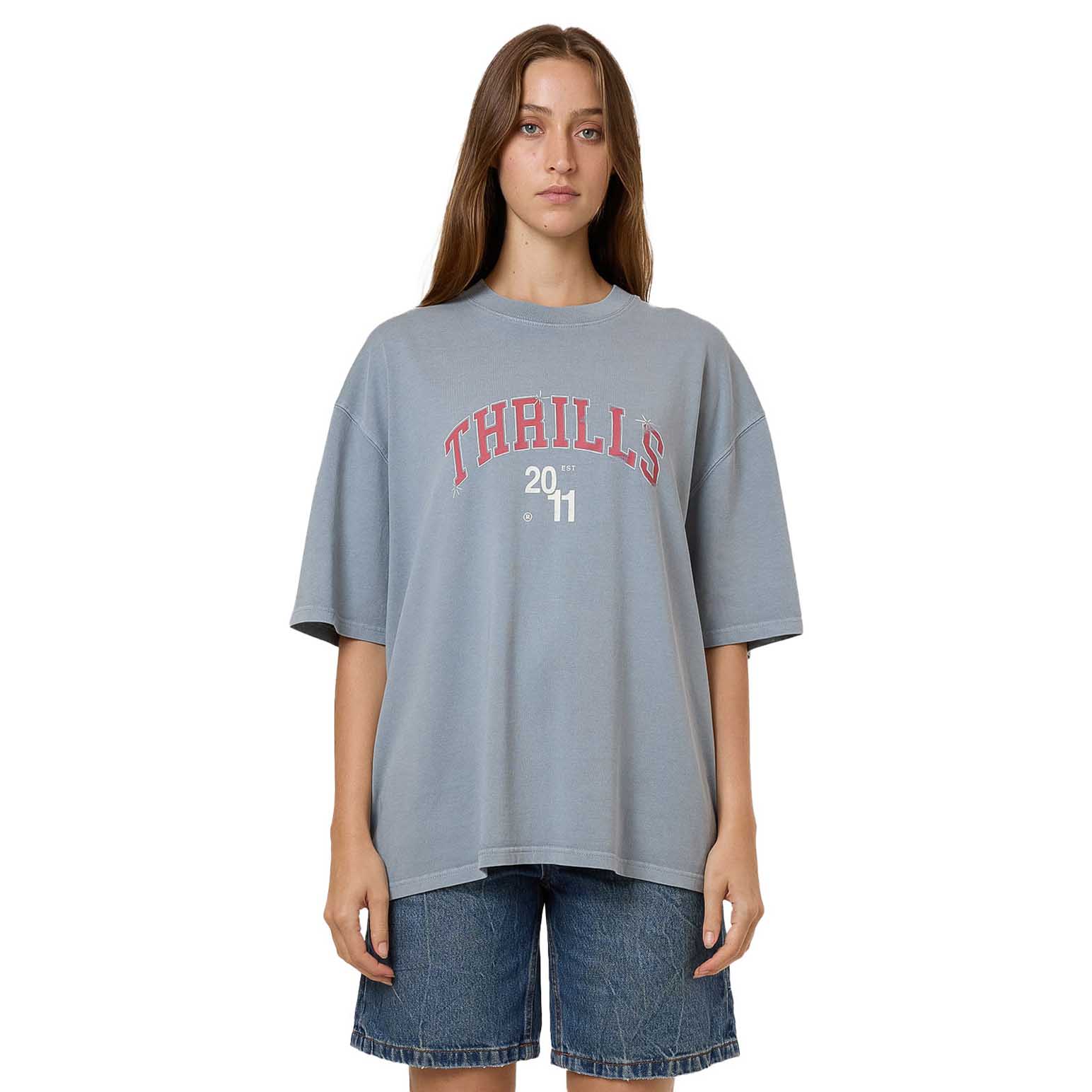 Thrills Stadium Oversized Tee