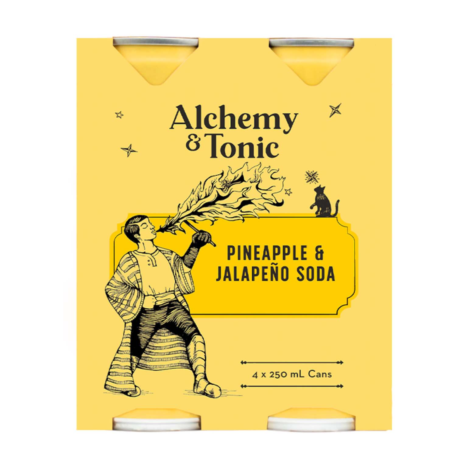 Alchemy & Tonic Pineapple & Jalapeno Tonic Water 4x250ml