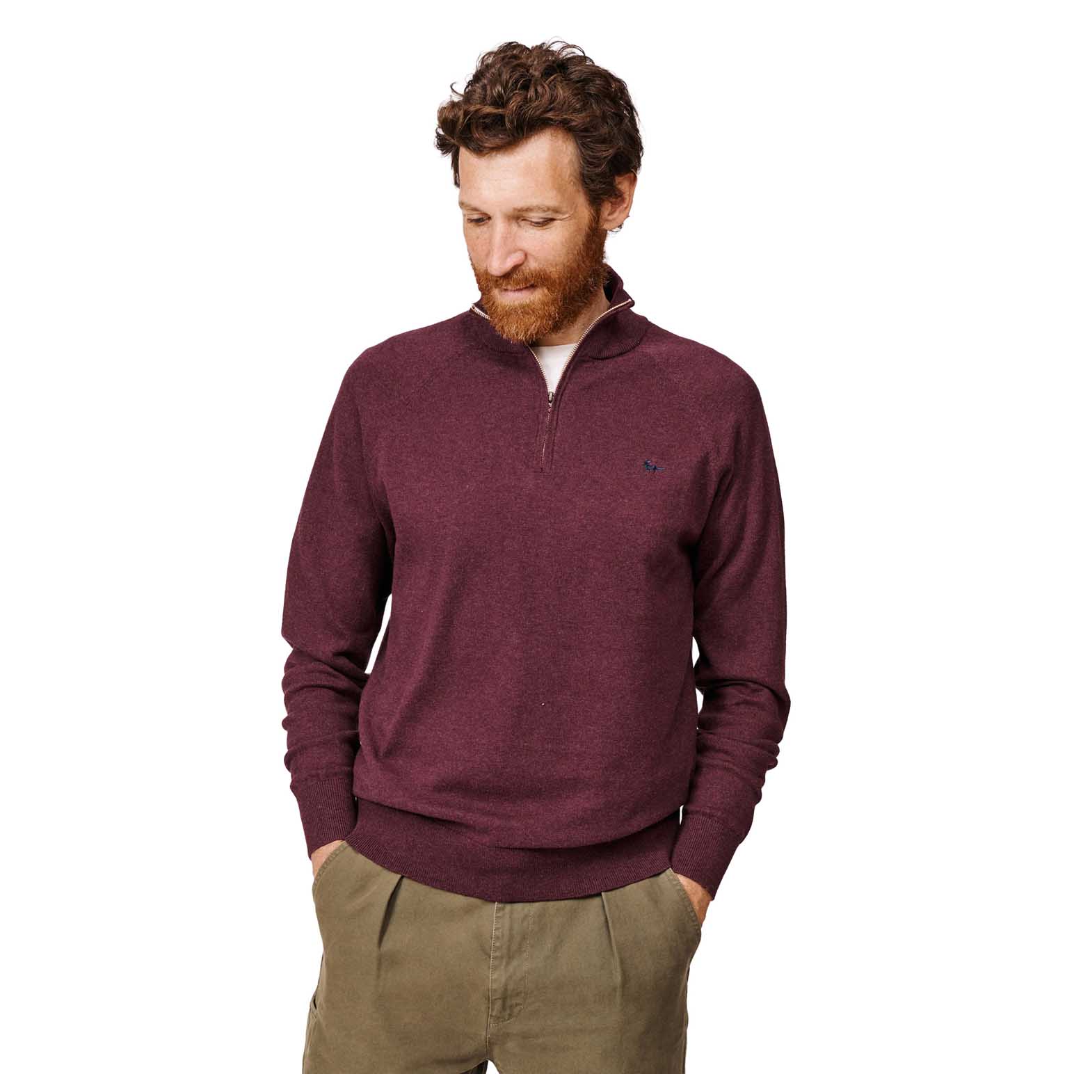 Aubin Bonby Zip Neck Jumper
