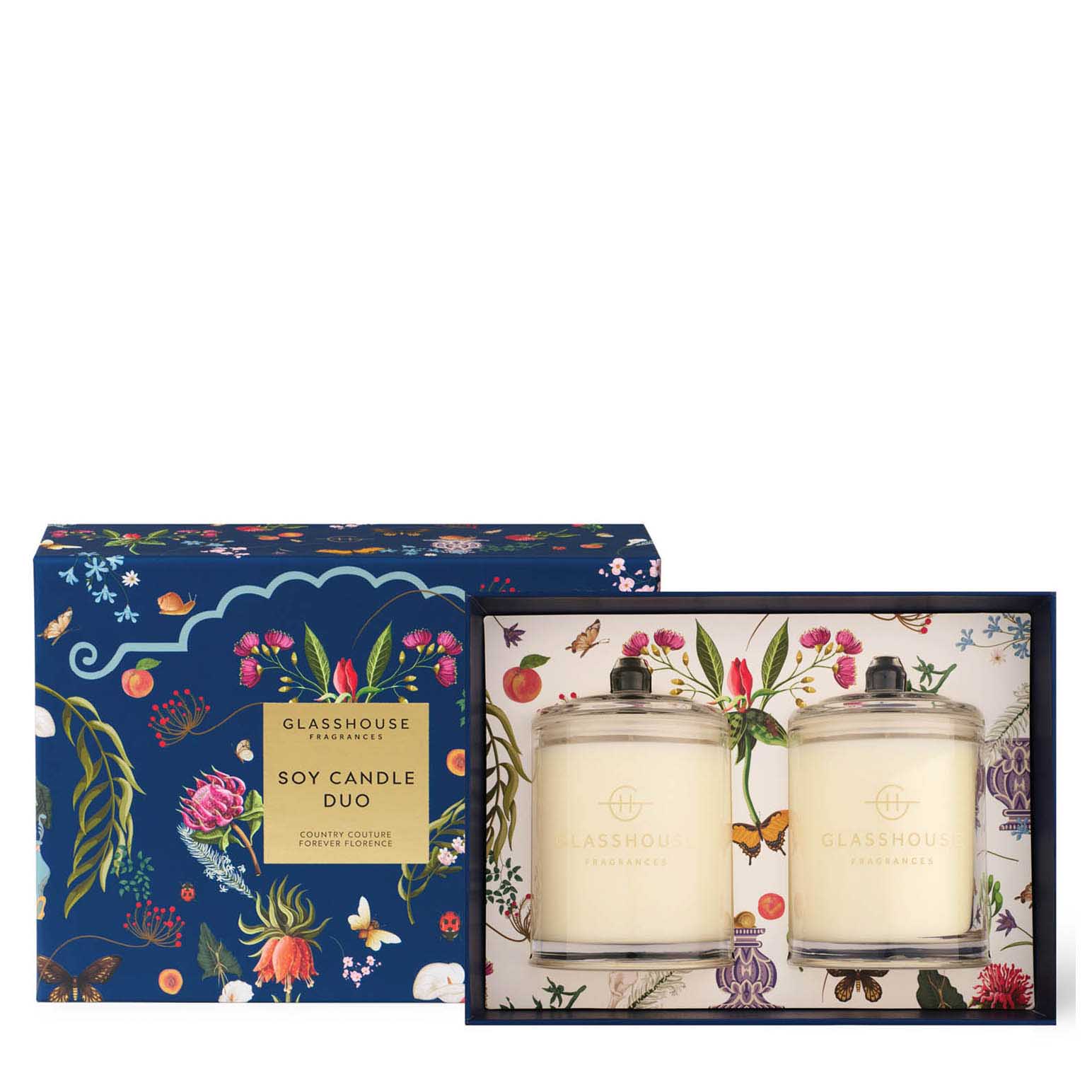 Glasshouse Fragrances Limited Edition Country Couture Candle Duo