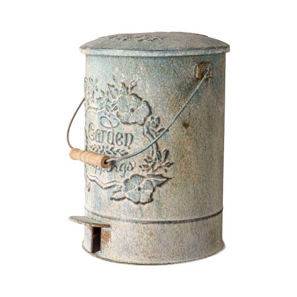 French Country Vintage Garden Waste Bin