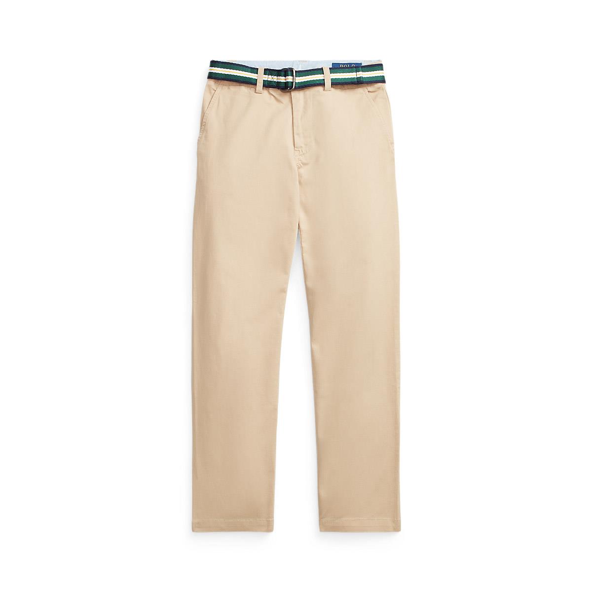 Polo Ralph Lauren Belted Slim Fit Stretch Twill Pant 8-16