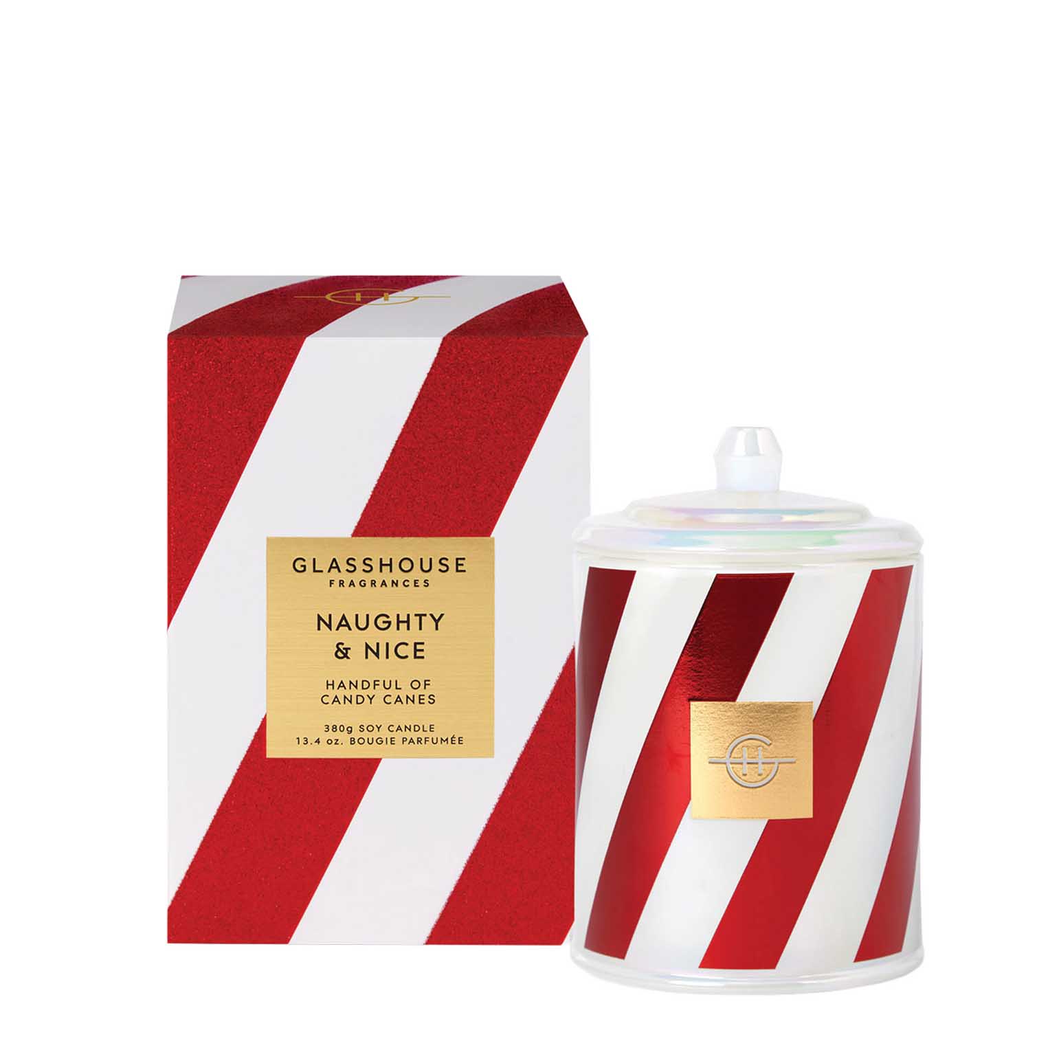 Glasshouse Fragrances Naughty & Nice Soy Candle 380g