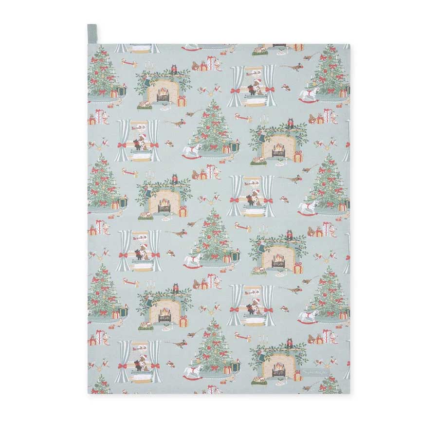 Sophie Allport Cosy Christmas Tea Towel