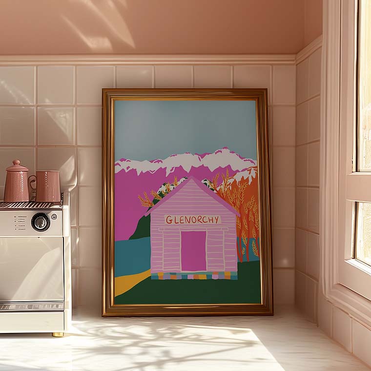 West Moor Design Glenorchy (A4 Unframed Print)