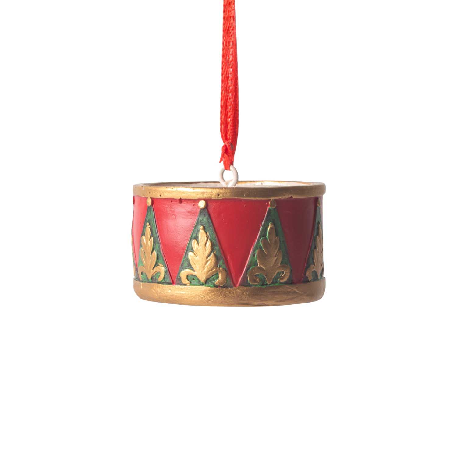 French Country Hanging Decorated Drum