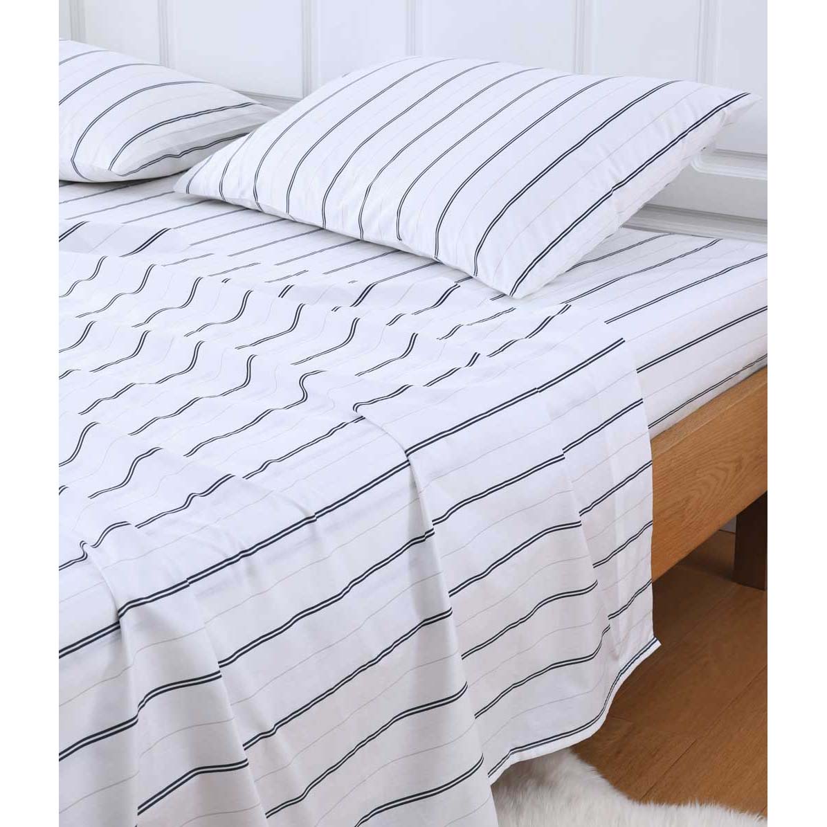 MM Linen Cape Pillowcover Set Of 2 - Bluestone