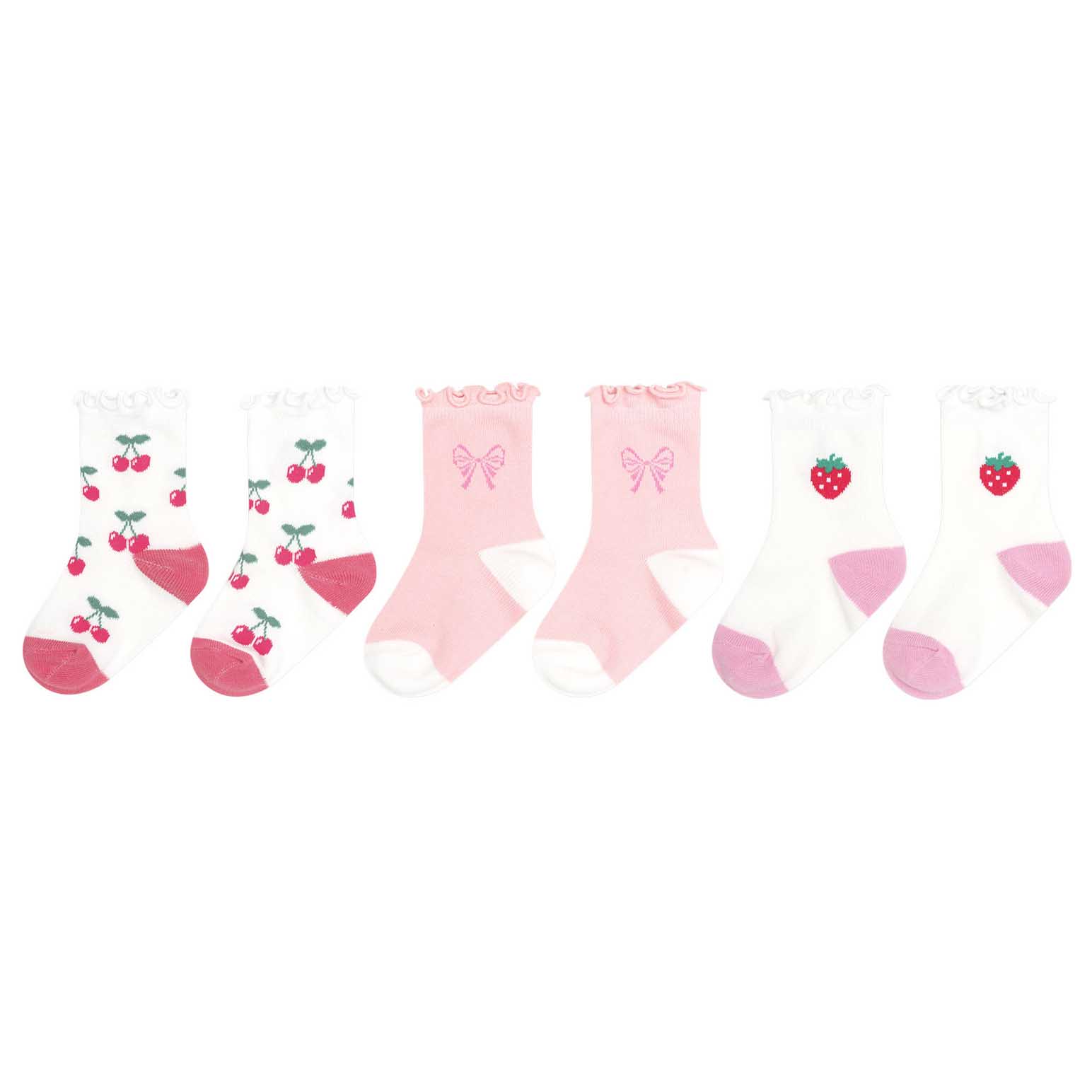 Huxbaby 3Pk Girls Frill Socks